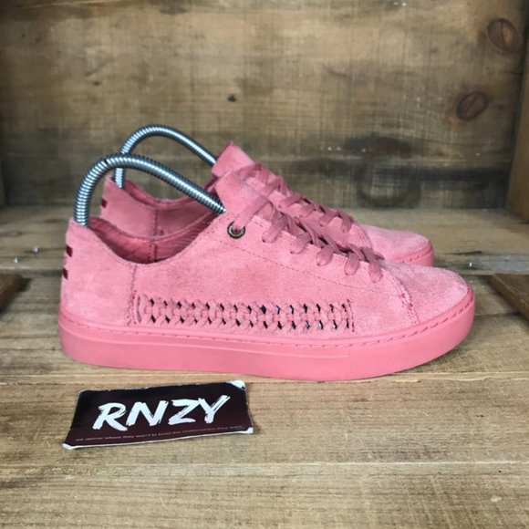 Toms Shoes - Toms Lenox Suede Rose Lace Up Sneakers